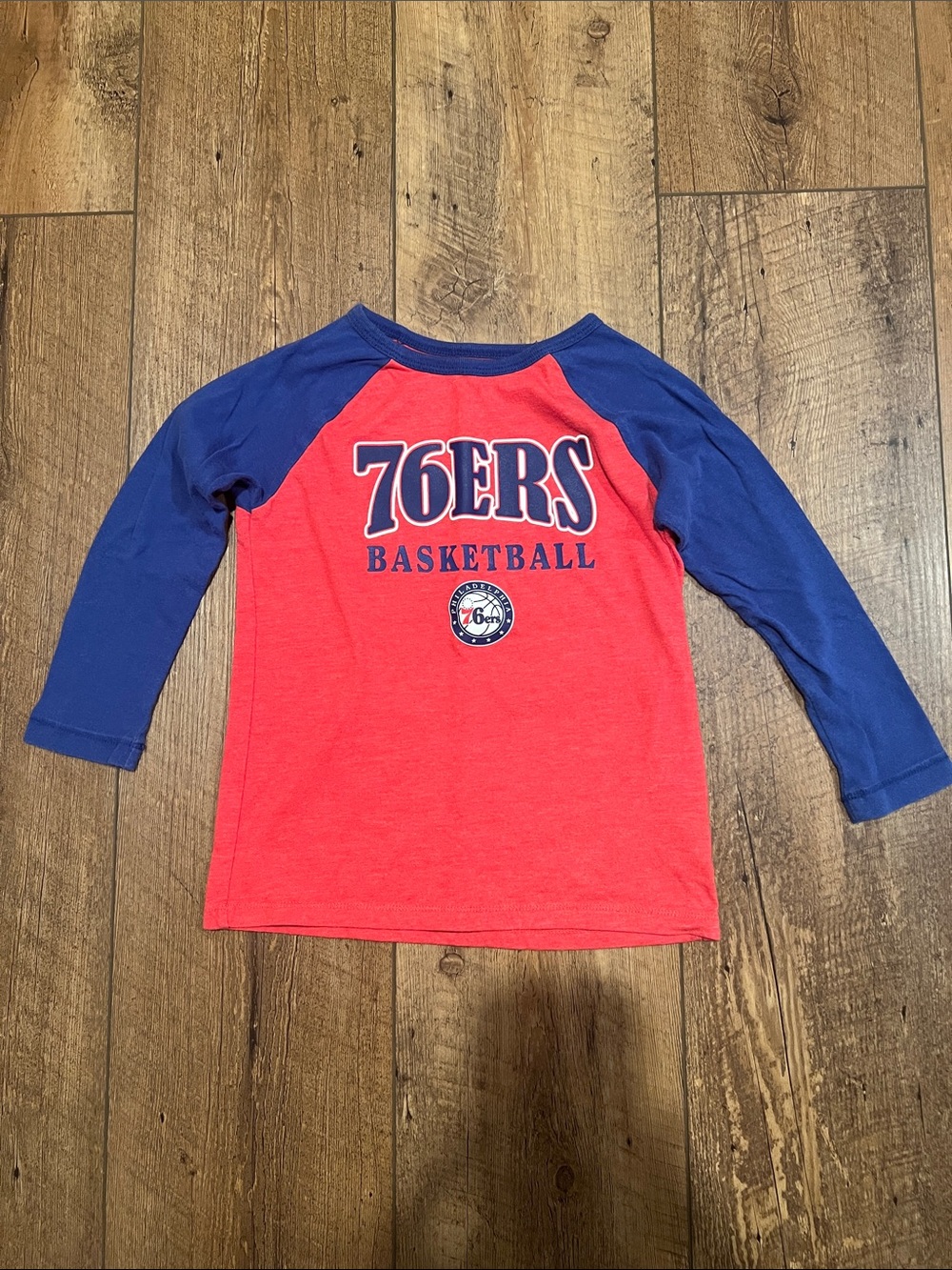 NBA Philadelphia 76ers Toddler 3/4 T-shirt, 4T